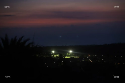éclairage  stade de nuit 