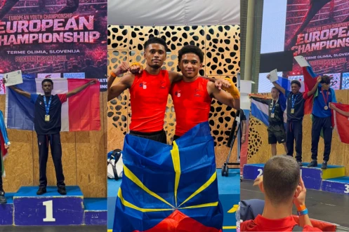 Le Port : deux jeunes boxeurs sur le toit de l'Europe