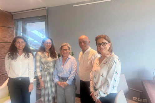 La Cinor : rencontre entre le président de la Cinor et la présidente du Médef Réunion