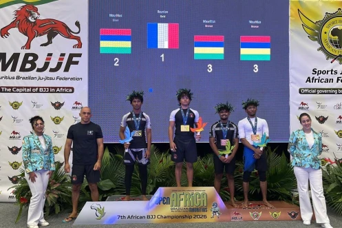 Les Portois se sont imposés à l’Open Africa de Jiu-Jitsu à Maurice