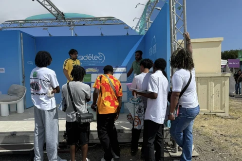 Le Sidélec a sensibilisé à la transition énergétique au Salon Nou Lé Lokal