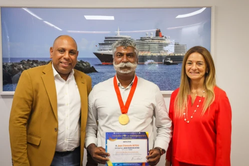 CCIR : Jean-François Ritou et Hugues Atchy, deux entrepreneurs réunionnais, mis à l’honneur