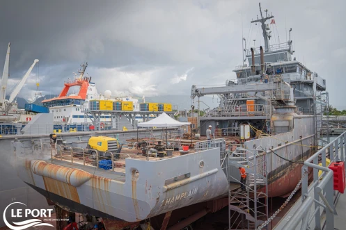 Le Port : le dock flottant Titan entre en service