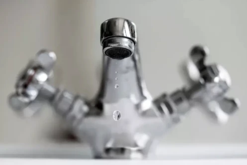 Des résidus issus d'un fongicide interdit depuis des années sont omniprésents dans l'eau potable ( AFP / Lionel BONAVENTURE )