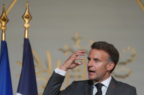 Le président de la République Emmanuel Macron le 21 mai 2026 à Paris