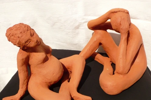 Exposition de sculptures "Femmes , Fam..." (Photo : Mutualité de la Réunion)