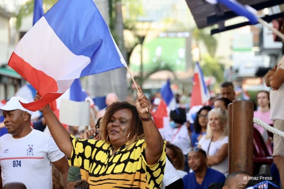 Finale France - Argentine. Fan zone au Port