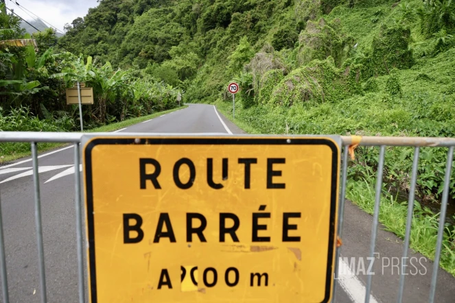 Route de Salazie fermée à la circulation