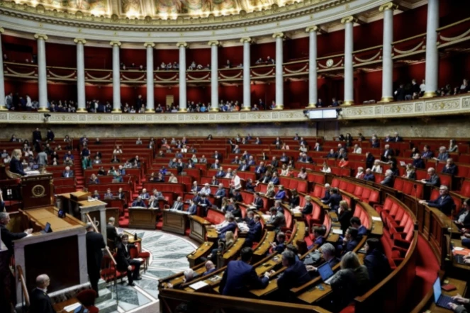 L'Assemblée nationale, le 16 décembre 2024 ( AFP / GEOFFROY VAN DER HASSELT )
