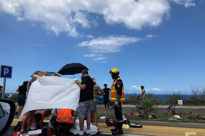 Saint-Leu : deux cyclistes renversés par une voiture