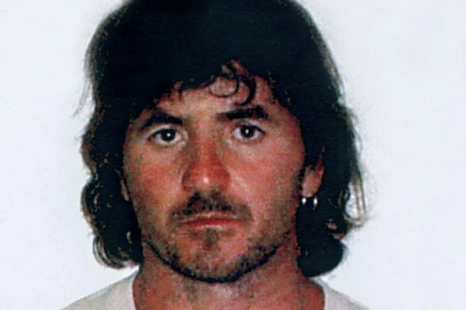Portrait d'Yvan Colonna pris après son arrestation le 04 juillet 2003 en Corse-du-Sud dans une bergerie à Porto-Pollo près de Propriano, après plus de quatre ans de fuite