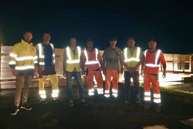 Saint-Joseph : installation de barrières anti-crues