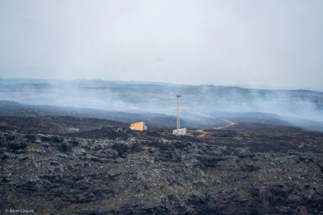 Incendie île Amsterdam 