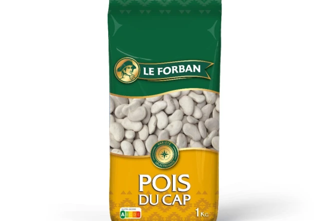 Possible présence de débris de plastique : rappel des sachets de pois du Cap Le Forban d’un kilo