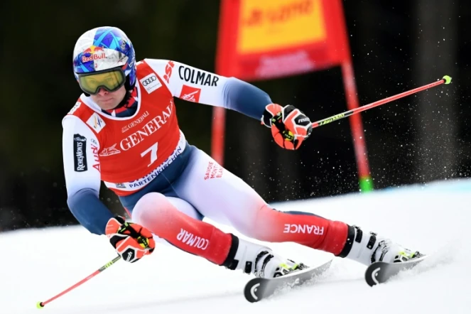 Le Français Alexis Pinturault lors du slalom géant de Garmisch-Partenkirchen, le 2 février 2020 