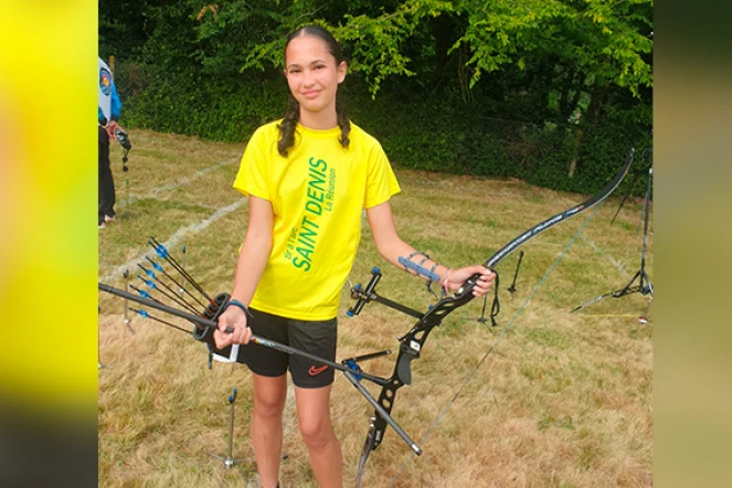 Tir à l'arc : Enora, dionysienne de 12 ans, est championne de France