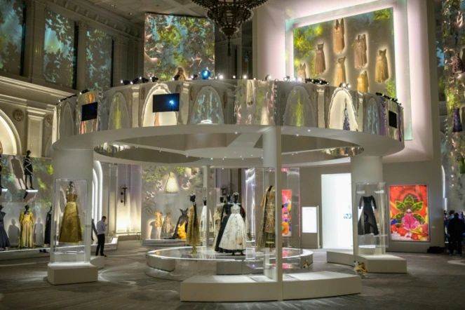 L'exposition "Dior designer of dreams" au Brooklyn Museum de New York, le 7 septembre 2021