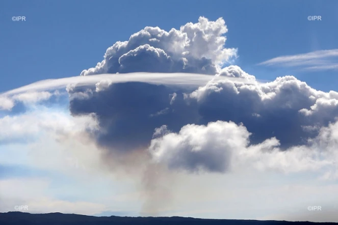 nuages et éruption 