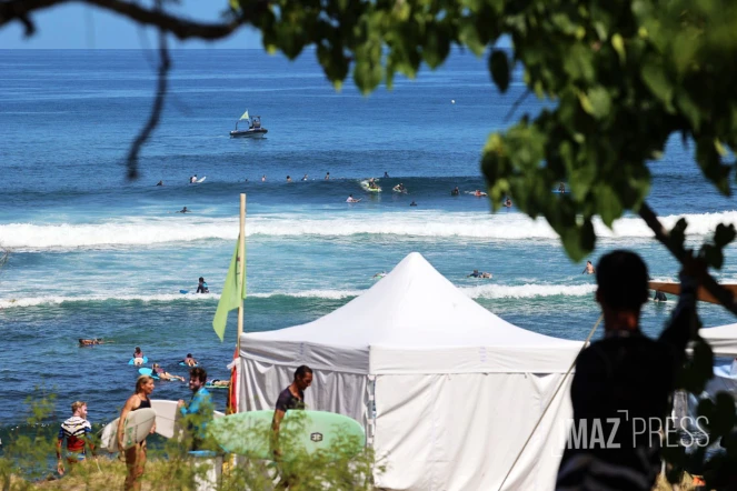 Surf spot de trois bassins vigie 