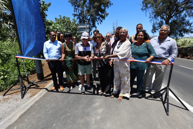 PIste cyclable Terre Sainte Grand Bois inaugurée 2023 