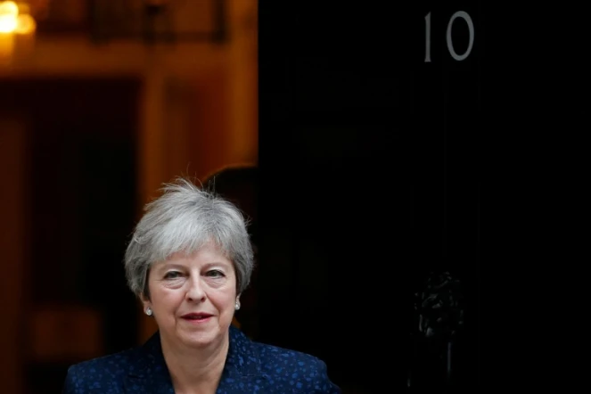 La Première ministre britannique Theresa May, le 10 octobre 2018 à Londres