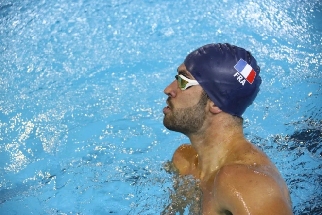 Le nageur Laurent Chardard aux championnats d'Europe 2021 à Funchal au Portugal 