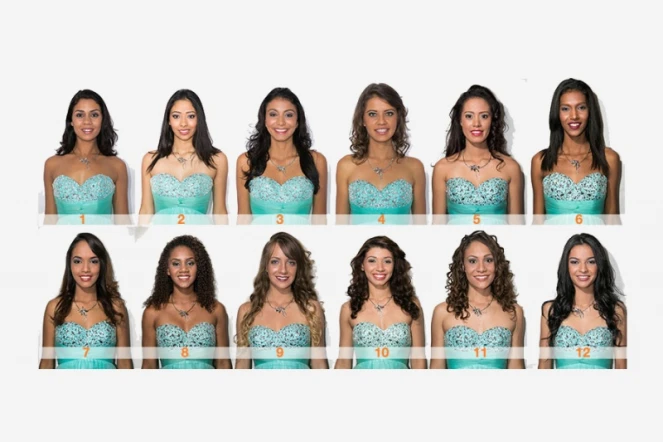Candidates à Miss Réunion 2015