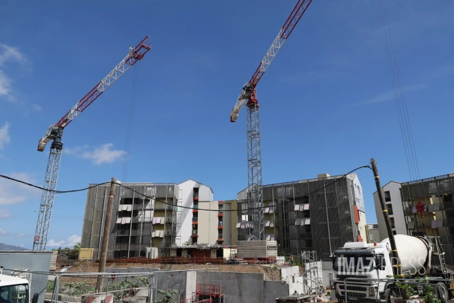 chantier BTP à Beausejour 