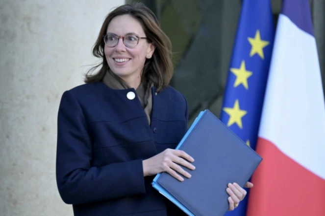 Amélie de Montchalin à Paris, le 3 janvier 2025. ( AFP / Bertrand GUAY )