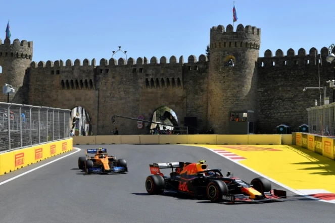 Le circuit du GP d'Azerbaïdjan à Bakou, le 27 avril 2019