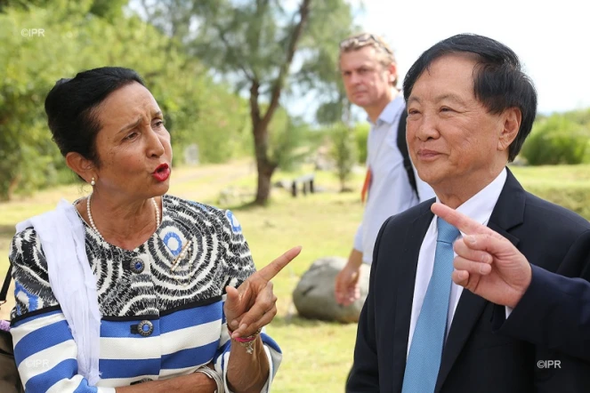 André Thien Ah Koon et  Huguette Bello 