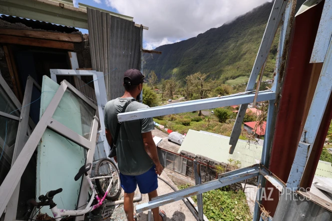 dégats cyclone Garance à Hell Bourg Salazie 