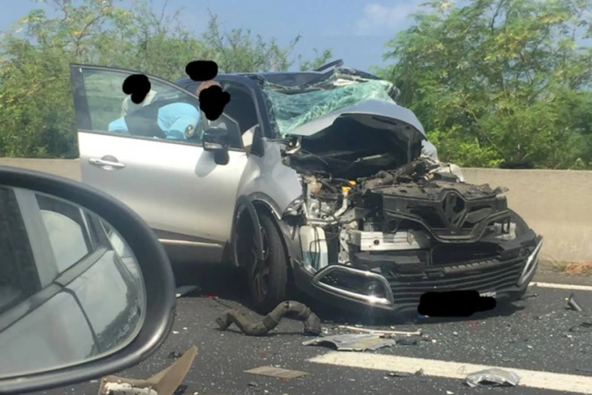 Accident sur la route des Tamarins ce mercredi 21 mars