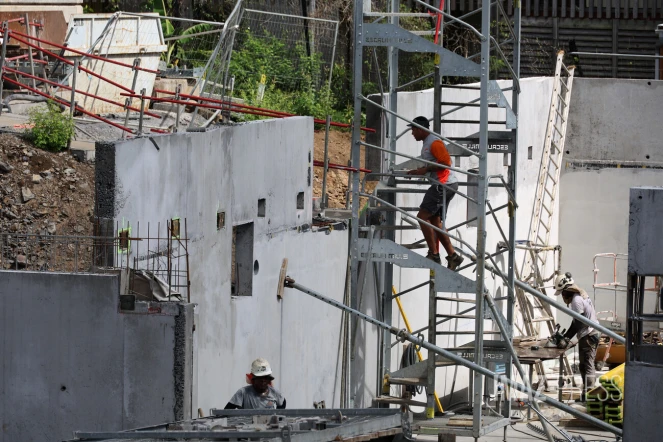 chantier BTP à Beausejour 