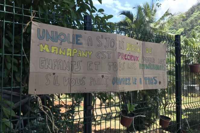 Manapany-les-bains : 12ème dimanche de mobilisation contre la privatisation des jardins