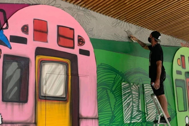 Réunion Graffiti : la Cité des arts se pare de mille couleurs 