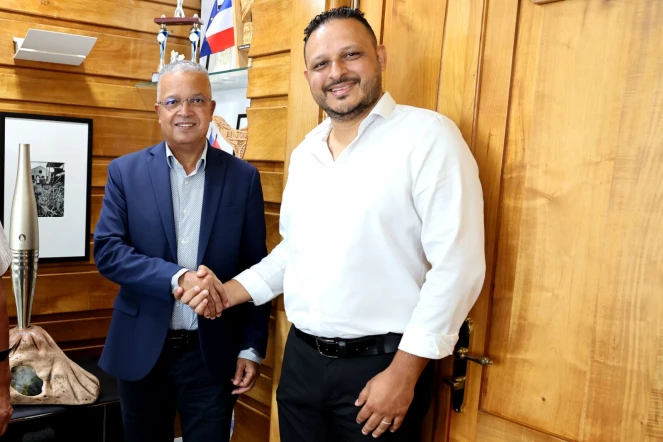 Le Président du Département rencontre Johan Guillou, nouveau président du CROS