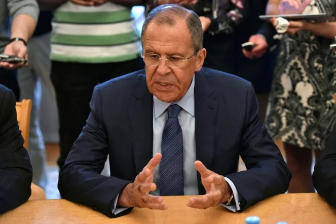 Le ministre russe des Affaires étrangères, Sergueï Lavrov, le 14 août 2015 à Moscou