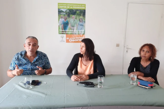 Vanessa Miranville soutient le binôme Gilles Hubert - Fabiola Lagourde 