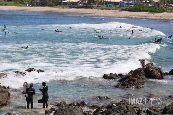 Surf spot de trois bassins vigie 