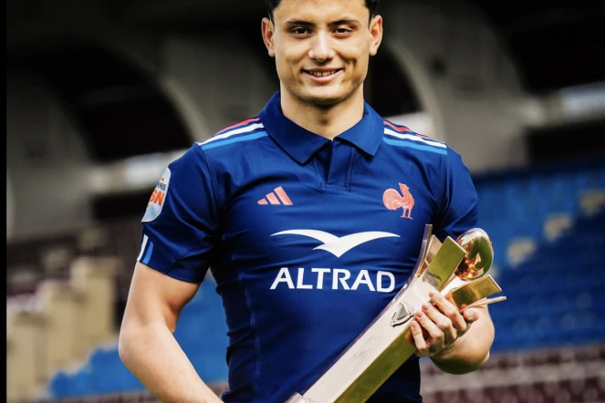 Louis Bielle Biarrey meilleur joueur 6 nations