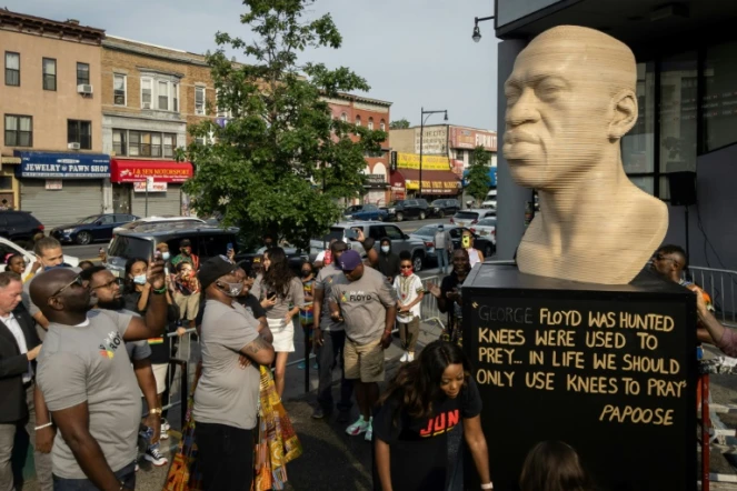 Une statue de George Floyd inaugurée samedi à Brooklyn