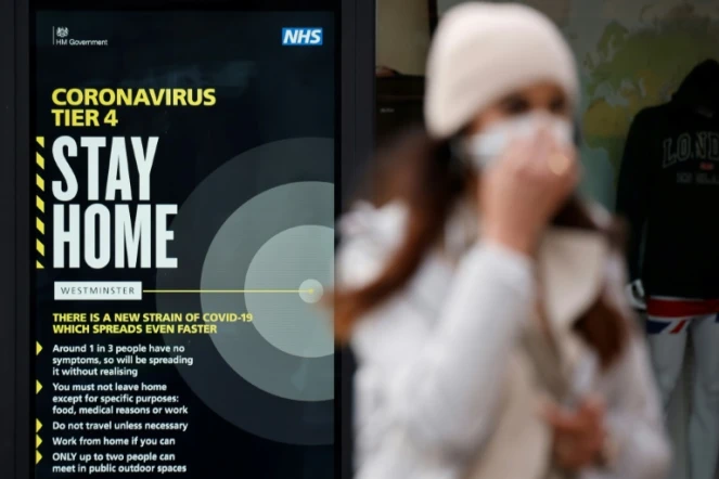 Rappel des règles sanitaires à Londres, le 23 décembre 2020
