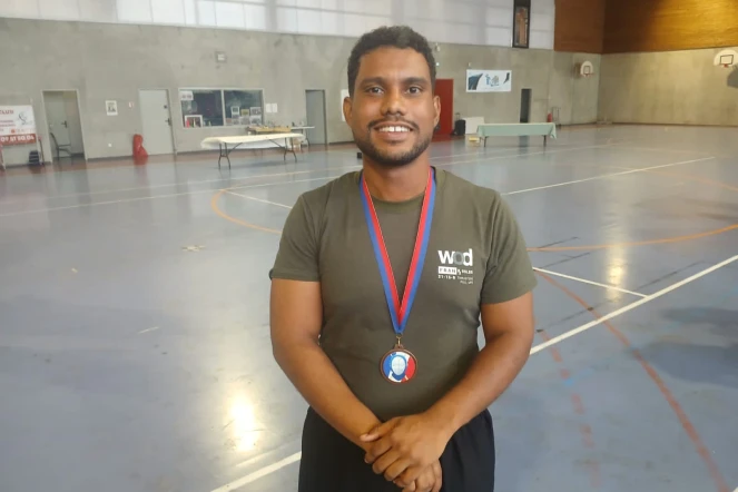 Le Port : Mathieu Leblé sur le podium du Championnat de France de canne de combat