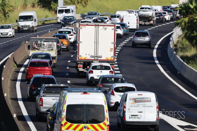 embouteillages de l'est vers le nord