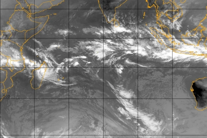 Image Satellite de l\'Océan Indien le 2 février 2016