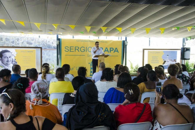 Sergio Erapa, meeting, Le Port, municipales 2020