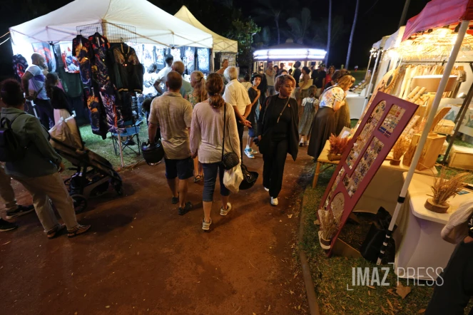 marché de nuit au Barachois