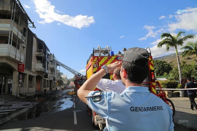 Incendie à Saint-Leu