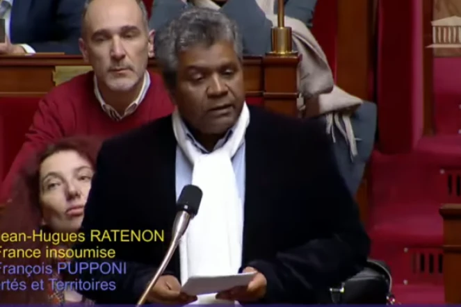 JH Ratenon - Assemblée nationale - "Après le travail d'intérêt général, comptez-vous rétablir l'esclavage ?"